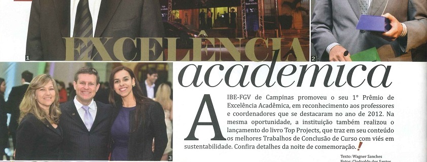 1º Premio de Excelência Acadêmica IBE-FGV – Revista UP