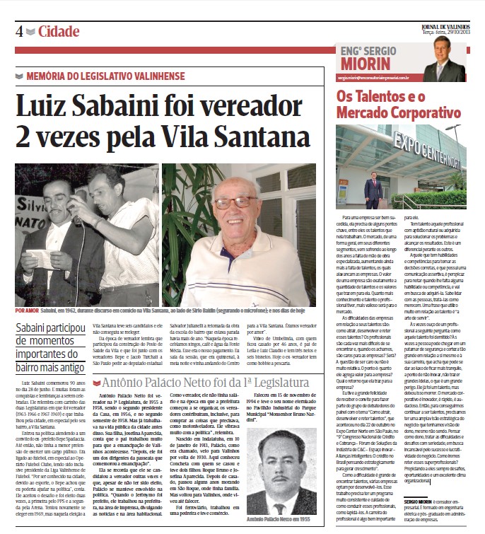 Jornal de Valinhos - Os Talentos e o Mercado Corporativo