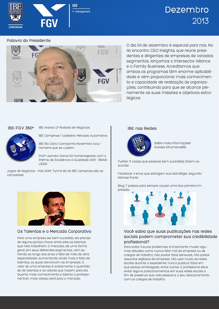 newsletter IBEFGV Dezembro 2013