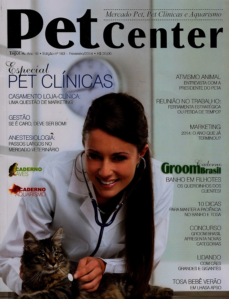 Capa da Revista PetCenter - Matéria Sergio Miorin