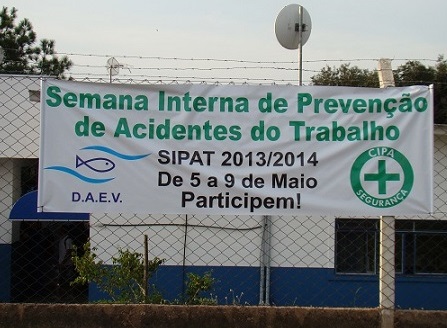 SIPAT 2014 do DAEV – Departamento de Água e Esgoto de Valinhos